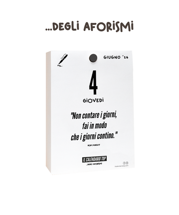 Il Calendario Top Poetico, degli Aforismi - 2026 - Inserto A6: 10x14cm
