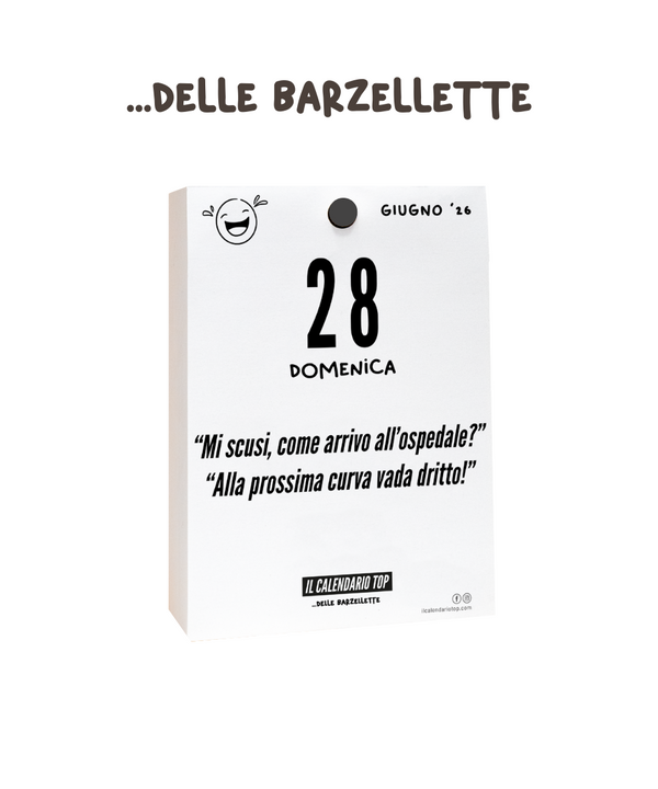Il Calendario Top delle Barzellette - 2026- Inserto A6: 10x14cm