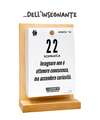 Il Calendario Top del Insegnante - 2026 - ideale per le Maestre e Insegnanti - Sostegno in Legno + Inserto A6: 10x14cm