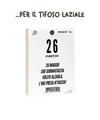 Il Calendario Top del Tifoso Laziale 2026 - Ideale per i veri tifosi biancocelesti - Solo inserto A6: 10x14cm