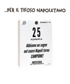 Il Calendario Top del Tifoso Napoletano 2026 - Ideale per i veri tifosi partenopei - Solo inserto A6: 10x14cm