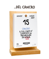 Il Calendario Top del Cancro 2027 - Oroscopo by Luigi Torres Cerciello - Sostegno in Legno + inserto A6: 10x14cm
