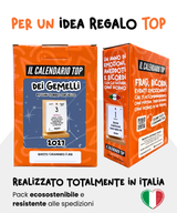 Il Calendario Top dei Gemelli 2027 - Oroscopo by Luigi Torres Cerciello - Sostegno in Legno + inserto A6: 10x14cm