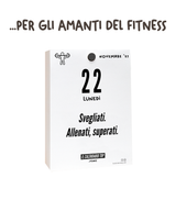 Il Calendario Top del Fitness - 2027 - Ideale per gli amanti del Fitness, Benessere, Palestra - Inserto A6: 10x14cm