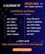 Il Calendario Top della Vergine 2027 - Oroscopo by Luigi Torres Cerciello - Sostegno in Legno + inserto A6: 10x14cm