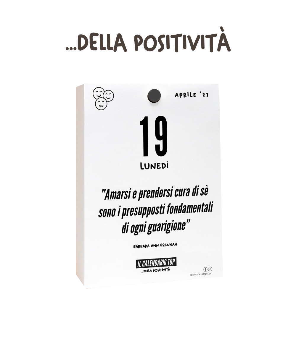 Il Calendario Top della Positività - Good Vibes - 2027 - Regala positività, trasmetti serenità - Inserto A6: 10x14cm