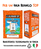 Il Calendario Top del Viaggiatore 2027 - Consigli, frasi e molto altro per i veri viaggiatori- Sostegno in Legno + Inserto A6: 10x14cm