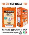 Il Calendario Top dedicato ai Nonni - 2026 - frasi che celebrano l’amore e la saggezza dei nonni - Sostegno in Legno + Inserto A6: 10x14cm