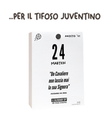 Il Calendario Top del Tifoso Juventino 2027 - Ideale per i veri tifosi bianconeri - Solo inserto A6: 10x14cm