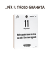 Il Calendario Top del Tifoso Granata 2027 - Ideale per i veri tifosi torinesi - Solo inserto A6: 10x14cm