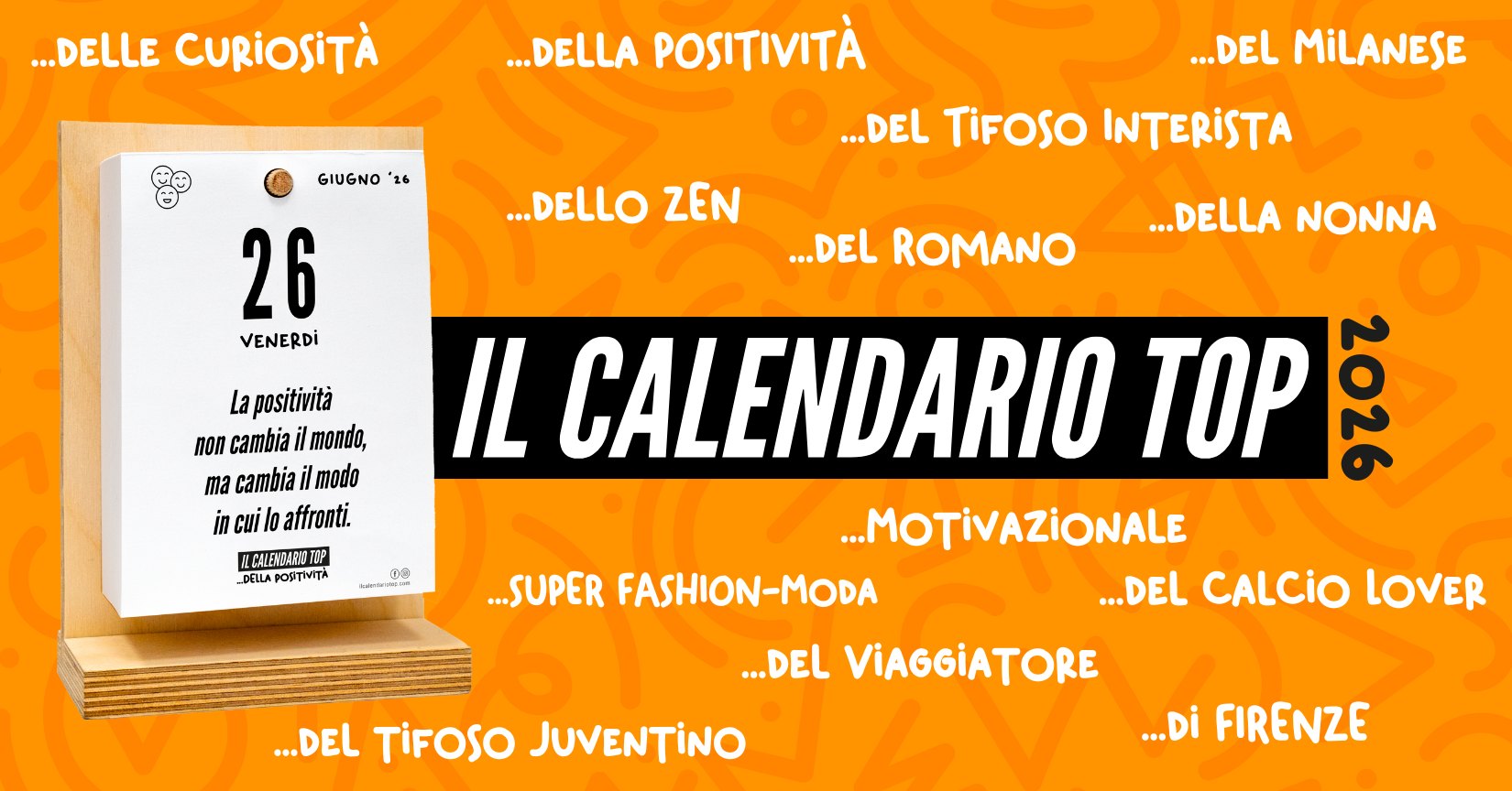 Calendario TOP®: il calendario artigianale made in Italy con 40 varianti per ogni passione – 365 giorni = 365 emozioni