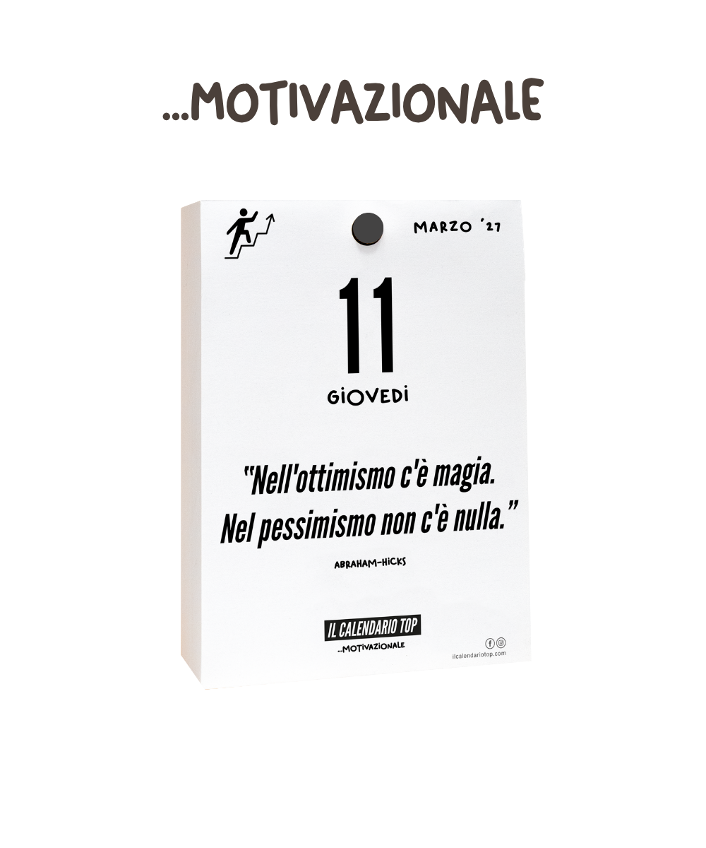 Il Calendario Top Motivazionale- 2027 - Ideale per raggiungere il successo - Inserto A6: 10x14cm