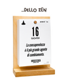 Il Calendario Top dello Zen - 2026 - Ideale per gli amanti del relax e meditazione - Sostegno in Legno + Inserto A6: 10x14cm