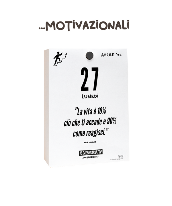 Il Calendario Top Motivazionale- 2026 - Ideale per raggiungere il successo - Inserto A6: 10x14cm