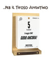 Il Calendario Top del Tifoso Juventino - Ideale per i veri tifosi - Inserto A6 + Sostegno in legno - 2025