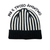 Cappellino con cashmere del Tifoso Juventino - Bianconero - Berretto morbido di qualità premium - Made in italy