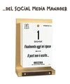 Il Calendario Top del Social Media Manager - Inserto A6 + Sostegno in legno - 2025