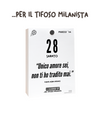 Il Calendario Top del Tifoso Milanista 2026 - Ideale per i veri tifosi rossoneri - Solo inserto A6: 10x14cm