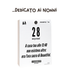 Il Calendario Top dedicato ai Nonni - 2026 - frasi che celebrano l’amore e la saggezza dei nonni - Inserto A6: 10x14cm