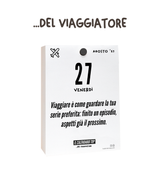 Il Calendario Top del Viaggiatore 2027 - Consigli, frasi e molto altro per i veri viaggiatori - Inserto A6: 10x14cm