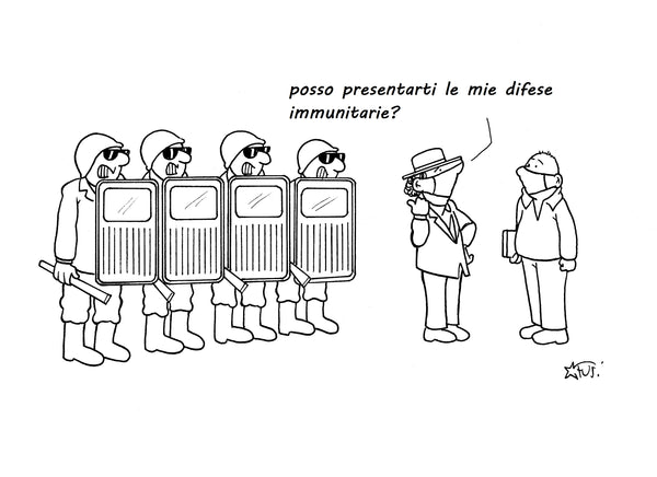 Il Calendario Top del Buonumore - 365 Vignette, battute ideale per regalare buonumore e sorrisi | Vignettista: Marco Fusi - Sostegno in Legno + Inserto A6: 10x14cm