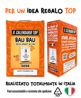 Il Calendario Top Bau Bau - 2027 - Per gli amanti dei Cani - Sostegno in Legno + Inserto A6: 10x14cm