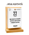 Il Calendario Top Motivazionale - 2027 - Frasi stimolanti, aforismi motivazionali - Ideale per chi vuole raggiungere il successo - Sostegno in Legno + Inserto A6: 10x14cm