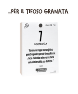 Il Calendario Top del Tifoso Granata 2027 - Ideale per i veri tifosi torinesi - Solo inserto A6: 10x14cm