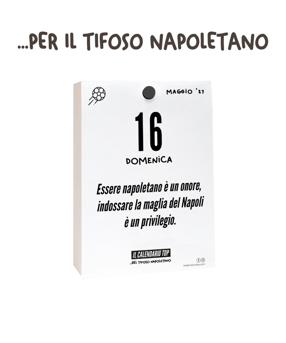 Il Calendario Top del Tifoso Napoletano 2027 - Ideale per i veri tifosi partenopei - Solo inserto A6: 10x14cm