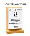 Il Calendario Top del Tifoso Interista 2027 - Ideale per i veri tifosi nerazzurri - Sostegno in Legno + inserto A6: 10x14cm