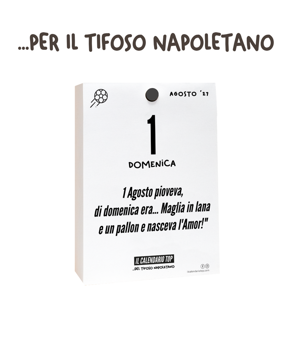 Il Calendario Top del Tifoso Napoletano 2027 - Ideale per i veri tifosi partenopei - Solo inserto A6: 10x14cm