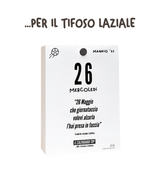 Il Calendario Top del Tifoso Laziale 2027 - Ideale per i veri tifosi biancocelesti - Solo inserto A6: 10x14cm