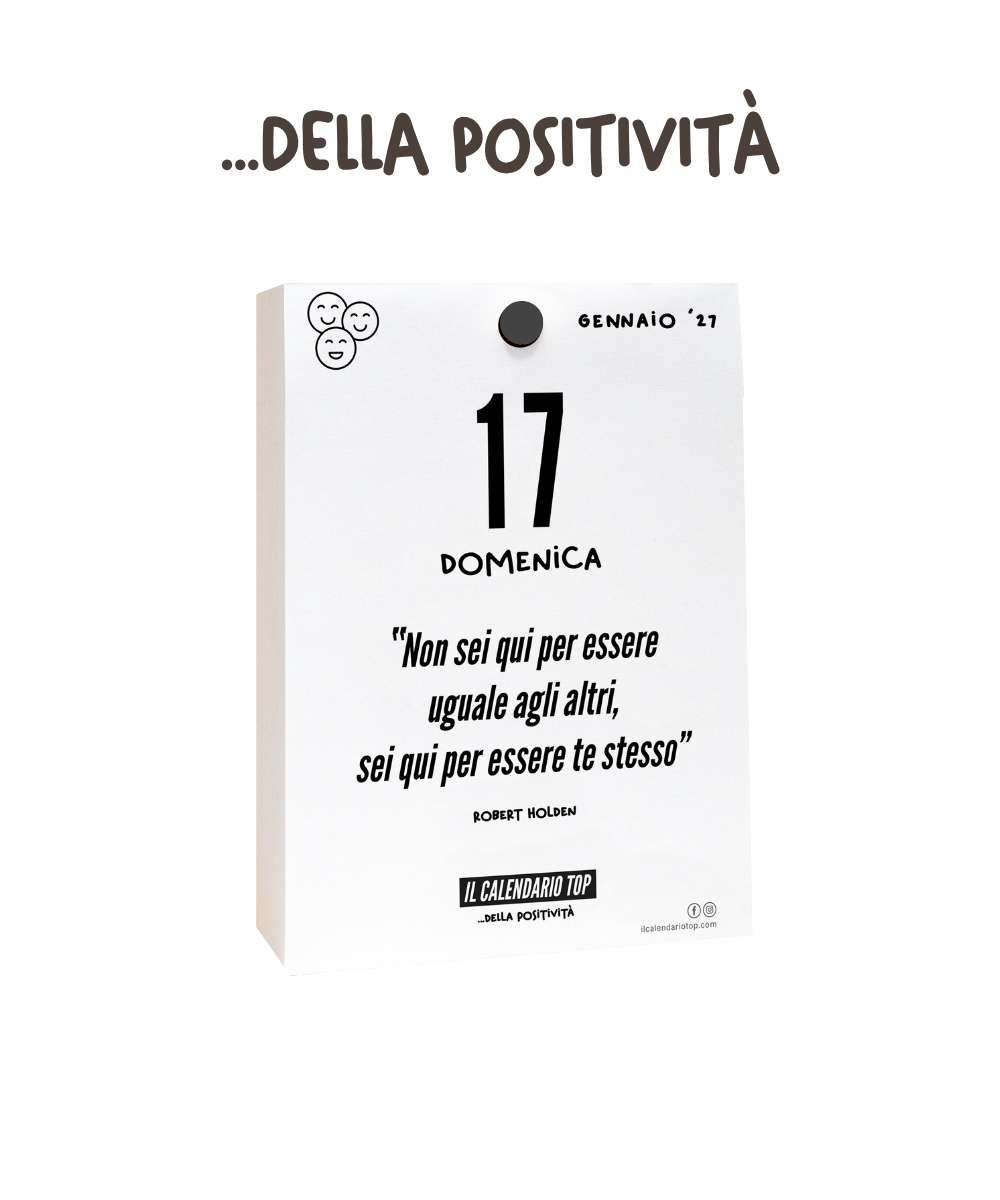 Il Calendario Top della Positività - Good Vibes - 2027 - Regala positività, trasmetti serenità - Inserto A6: 10x14cm